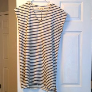 Madewell striped sheath dress, size medium